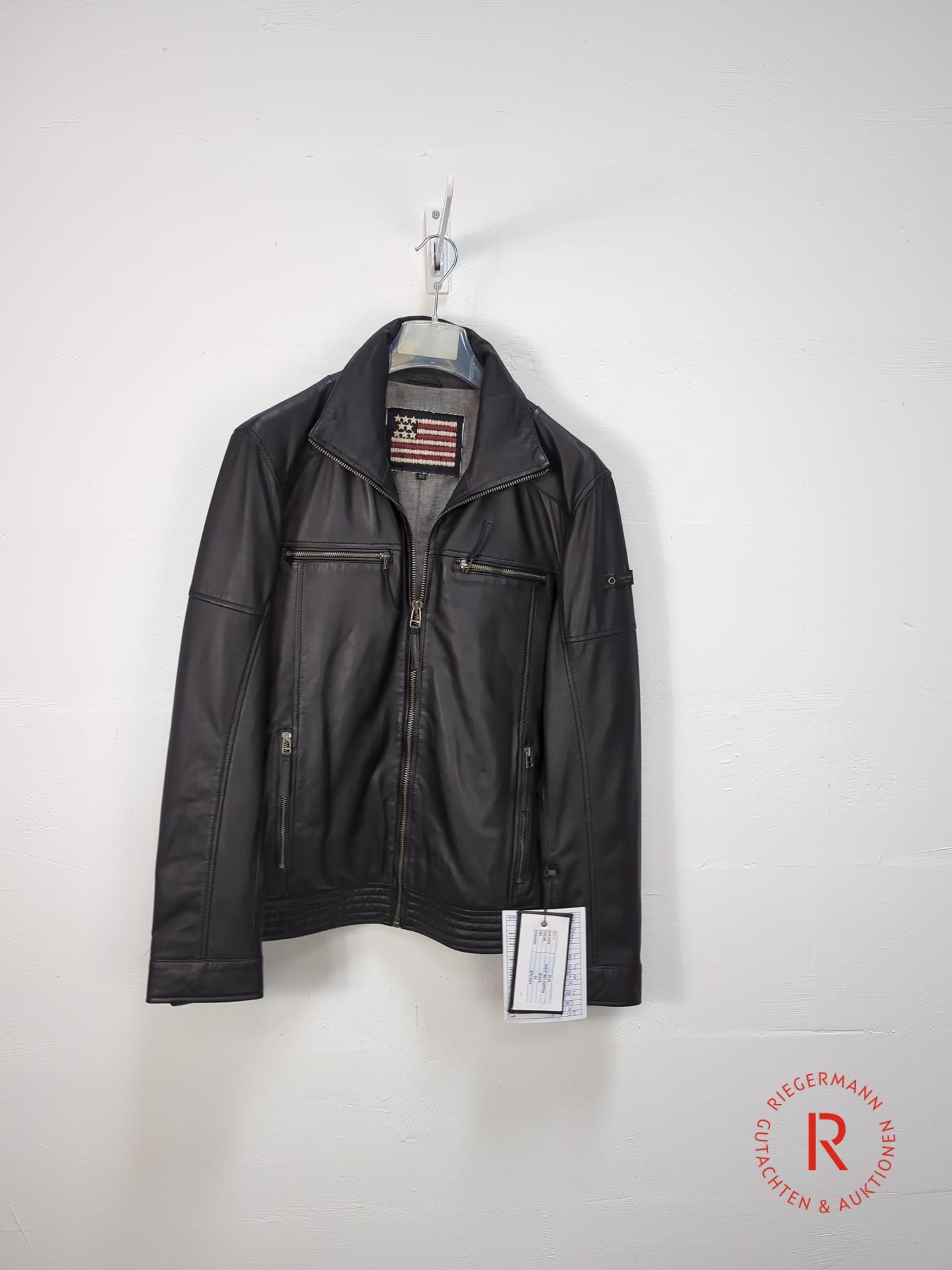 HERREN LEDERJACKE GRÖSSE 52
